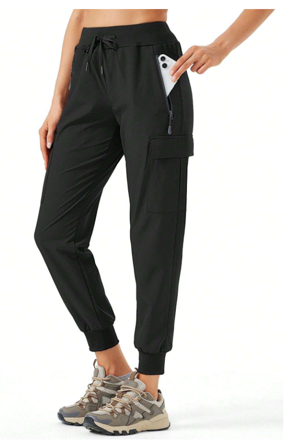 Pantalones cargo de mujer, ligeros, de secado rápido, para senderismo, entrenamiento atlético