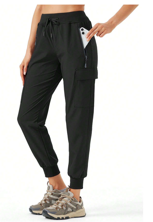 Pantalones cargo de mujer, ligeros, de secado rápido, para senderismo, entrenamiento atlético