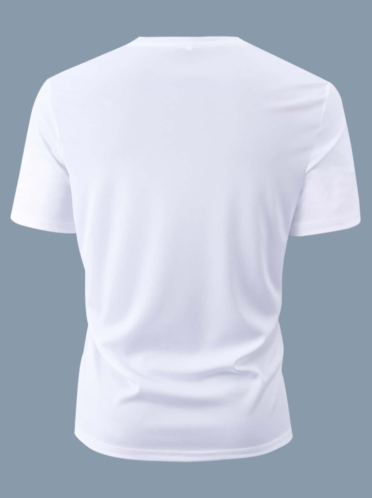 Manfinity Homme Hombres Camiseta con estampado de letra